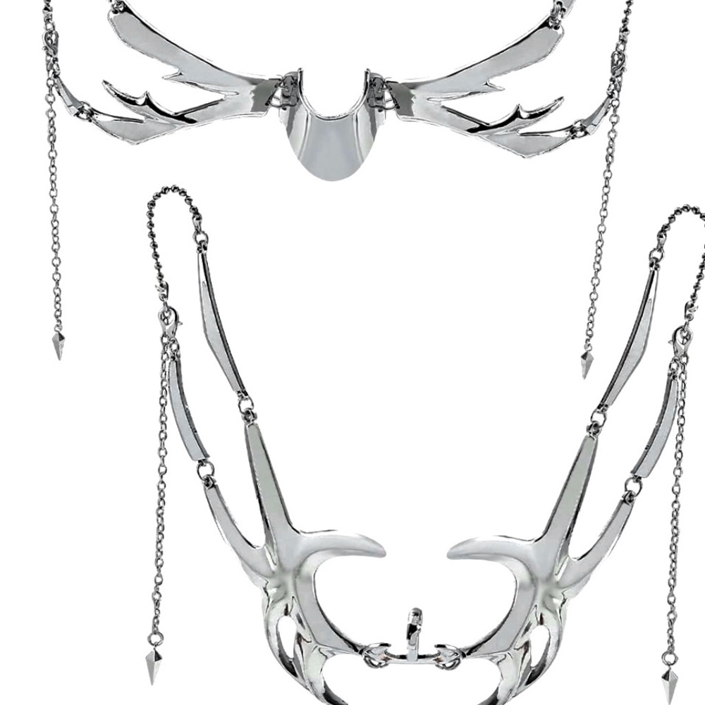 Metal Tribal Alien Face Mask